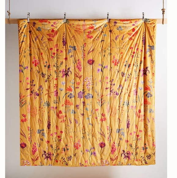 Anthropologie Other - Anthropologie Layne Velvet Quilt